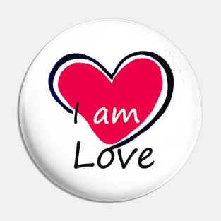 I am Love 2 Pin