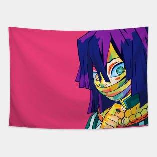 Anime Demon Hunter Pop Art Tapestry