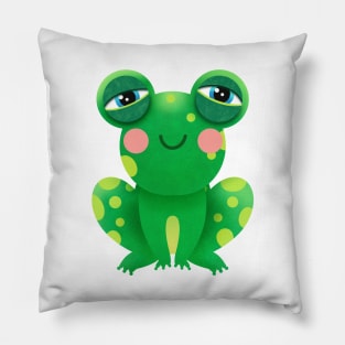 Happy frog Pillow