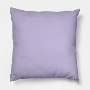 Solid Lilac Light Purple  Monochrome Minimal Design Pillow