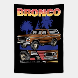 1978 Bronco SUV Car Tapestry