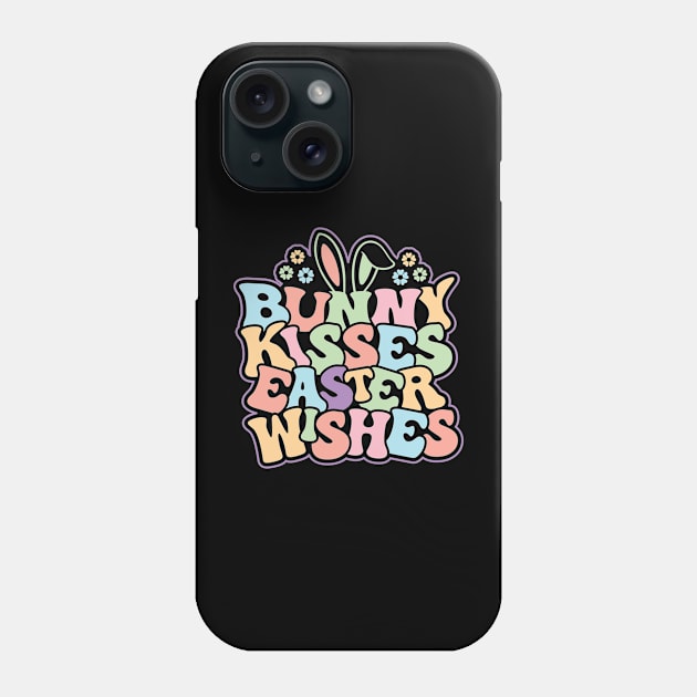 Bunny Kisses Easter Wishes Phone Case by GoodWills