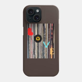 Love. A design for vinyl collectors, love for vinyls. Phone Case