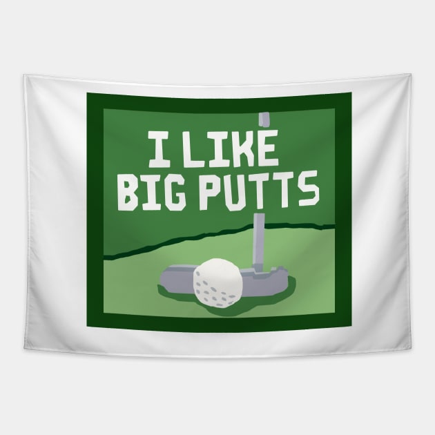 I Like Big Putts Tapestry by zsonn