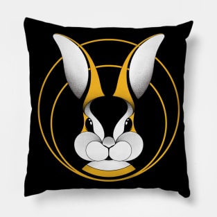 Yellow Rabbit 2 Pillow