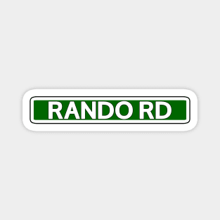 Rando Rd Street Sign Magnet