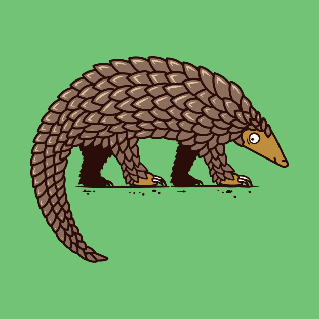 Pangolin Illustration by bangtees