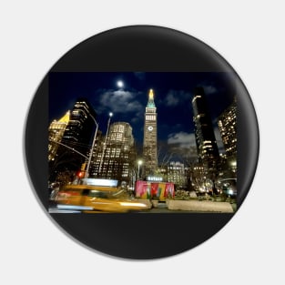 New York at Night Pin