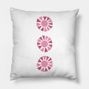 Pink modern sunshine | Cabin Crew Series Pillow