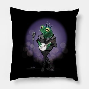 Folk Punk Froggo Pillow