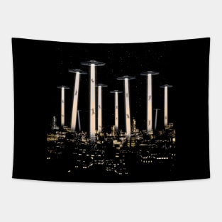 UFO Invasion Tapestry