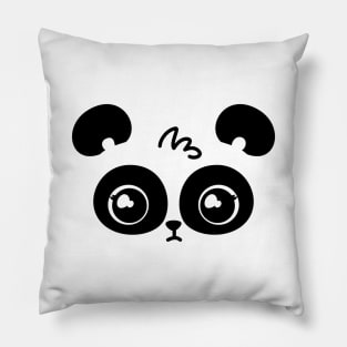 Panda Face Pillow