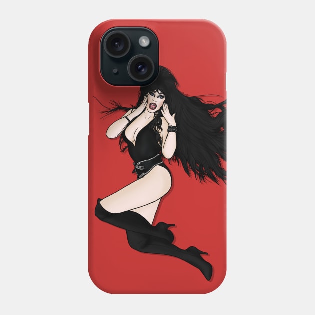 Vintage Dark Mistress Phone Case by fantasmicthreads