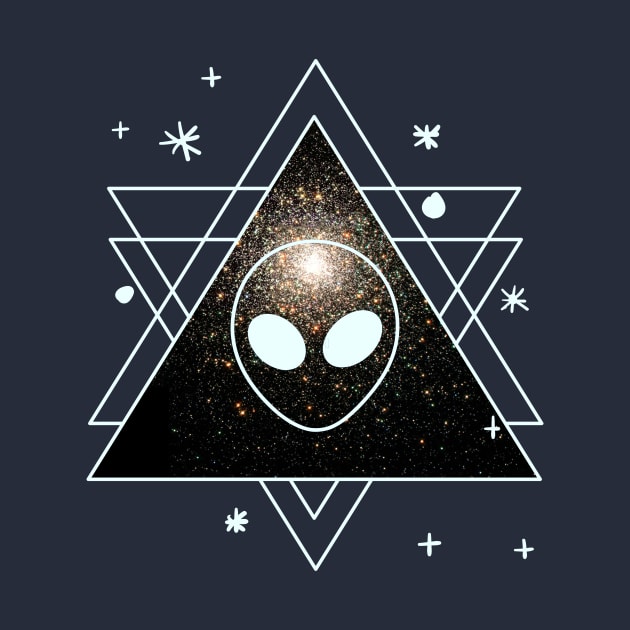 Galaxy Geometric Alien by LisaLiza