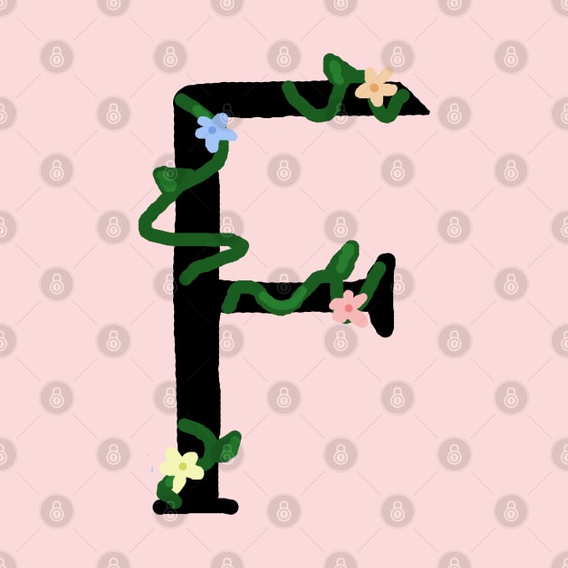 "F" initial by artoftilly