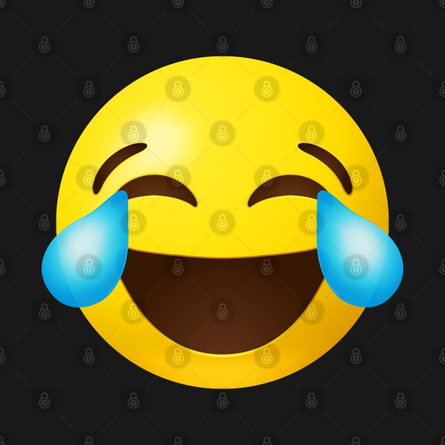 Tears of joy emoji by Vilmos Varga