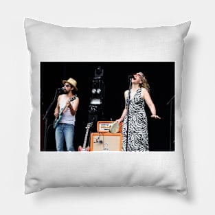 Jackie Greene and Joan Osborne Trigger Hippy Photograph Pillow