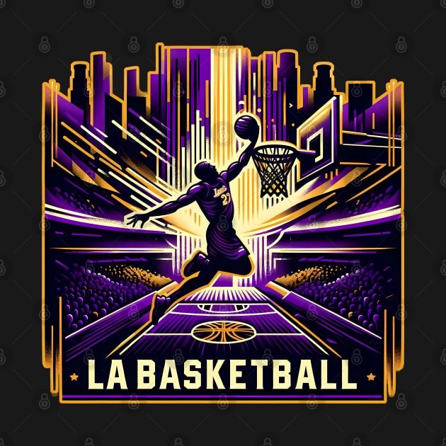 LA - NBA and Lakers Tribute by Doming_Designs