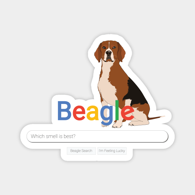 Google: Beagle Edition Magnet by Crafting Yellow