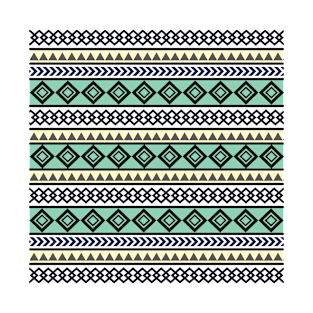 Tribal pattern in nautical colors T-Shirt