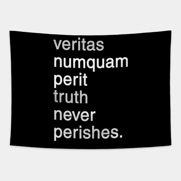 Veritas numquam perit truth never perishes Tapestry by geekmethat