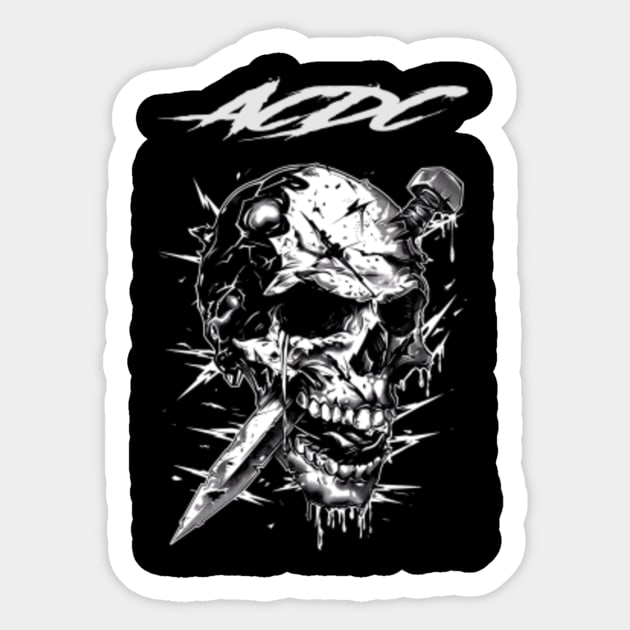 AC DC FAN ART - Ac Dc Fan Art - Sticker | TeePublic