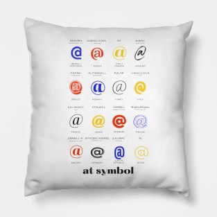 At Symbol Pillow