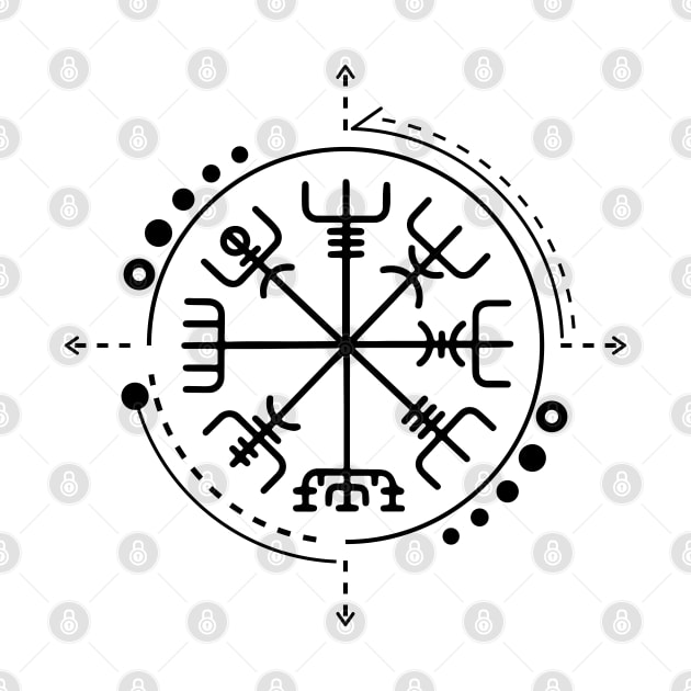 Vegvisir | Norse Pagan Symbol by CelestialStudio