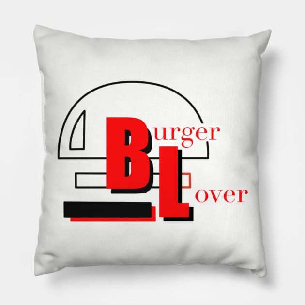 Burger lover Pillow by JulietFrost