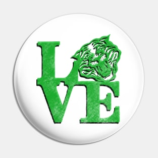 Mountain View School Love Tiger Logo Pin