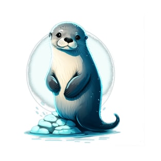 Cute Baby Seal In Ice T-Shirt