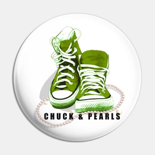 Chuck and Pearls Pin