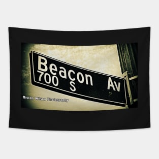 Beacon Avenue, Los Angeles, California by Mistah Wilson Tapestry