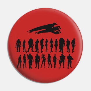 Squad Mates Pin