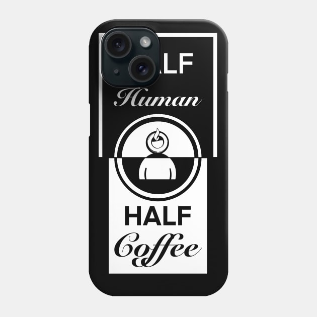 Half human half coffee Phone Case by Arnond