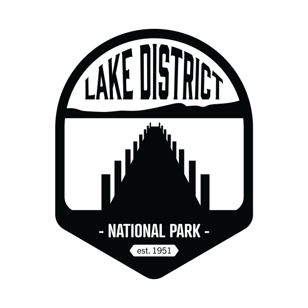 Lake District National Park Logo Badge Design by Bex Rocks