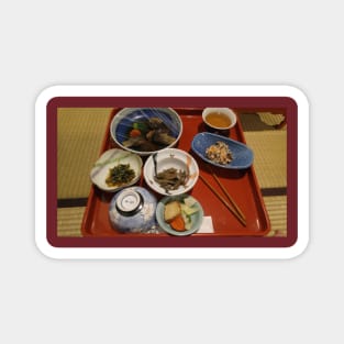 Traditional Japanese Hot Springs Meal Magnet