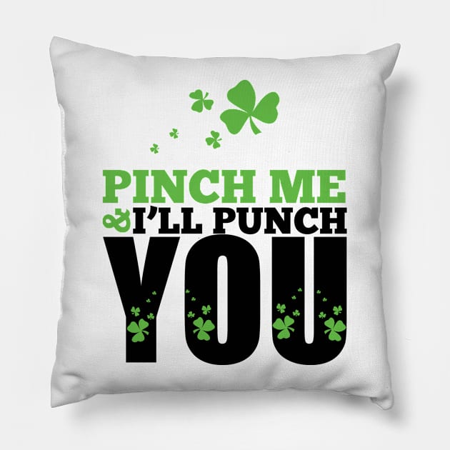 Pinch me i will punch you Pillow by nektarinchen