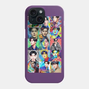 Rowoon SF9 로운 - colorful collage - fan art Phone Case