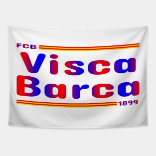 Visca Barca Barcelona Tapestry