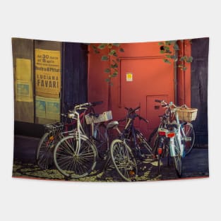 Italian House Bikes Milano Italy Tapestry