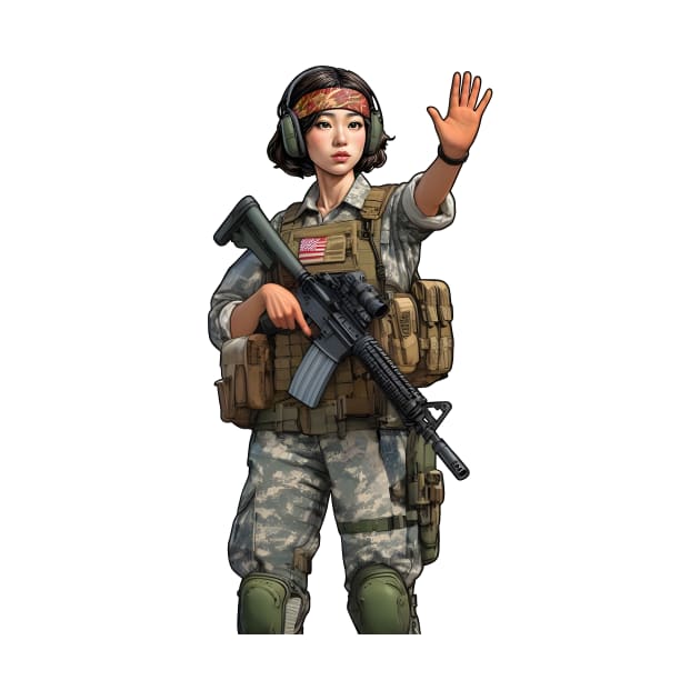 Tactical Girl by Rawlifegraphic