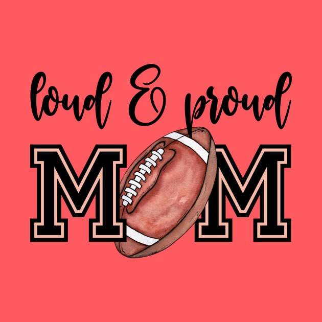 Football MOM by Designs by Ira