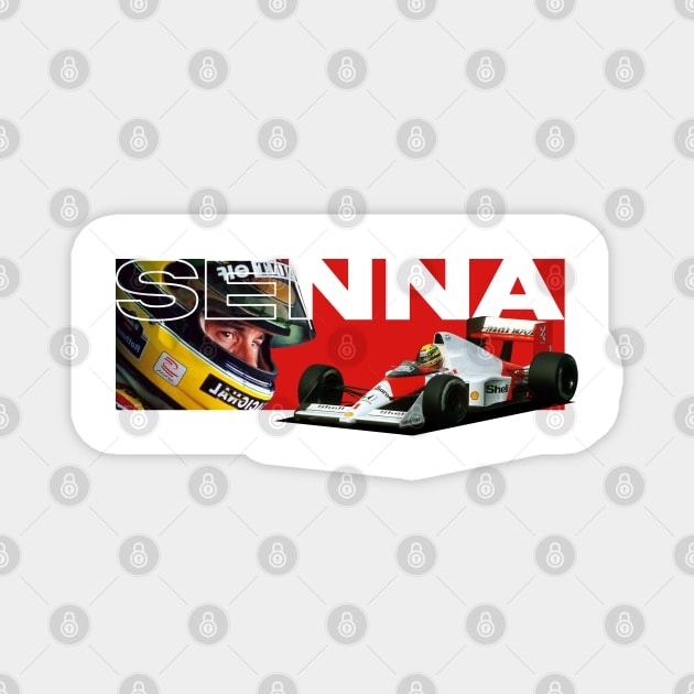 Ayrton Senna MP4 Magnet by F1LEAD