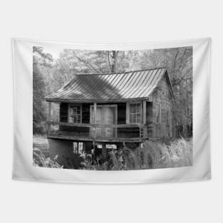 Old House At An Angle Tapestry