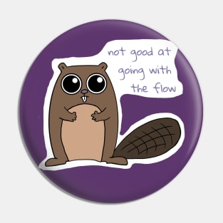 Inflexible Beaver Pin