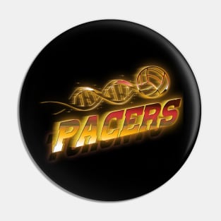 Graphic Basketball Pacers Proud Name Teams Vintage Pin