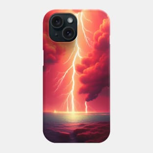 Thunderstorm artwork Phone Case