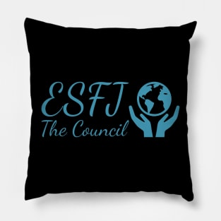 ESFJ The Consul MBTI types 12E Myers Briggs personality gift with icon Pillow