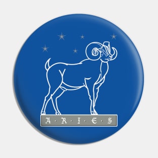 Aries: Horoscope Sign Pin